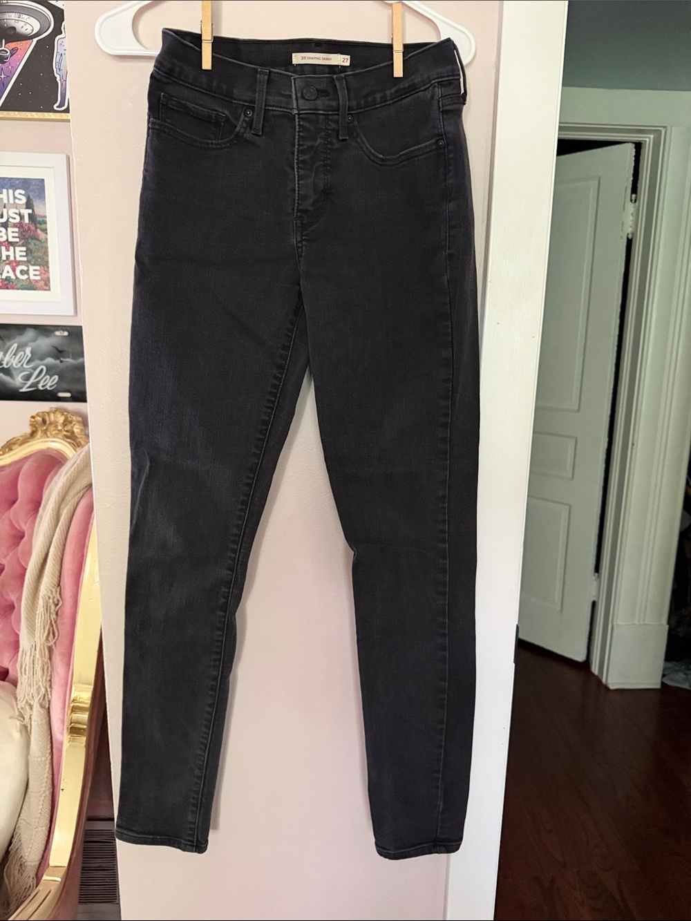 Levi's Black High-Rise Skinny Jeans